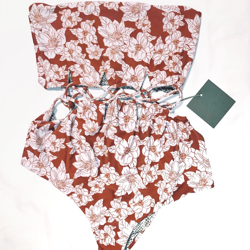 ❤️SOLD ❤️ Acacia Rust Magnolia Mundaka One Piece